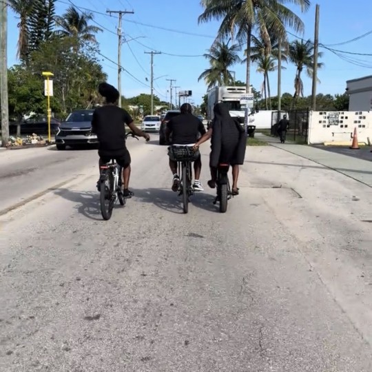 Man Upset Over Grown Cousin Learning to Ride Bicycle