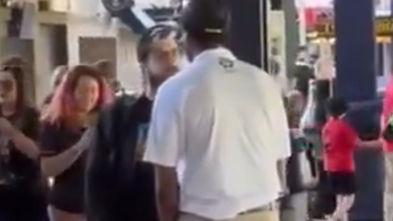 Pirates game day employee fights fan