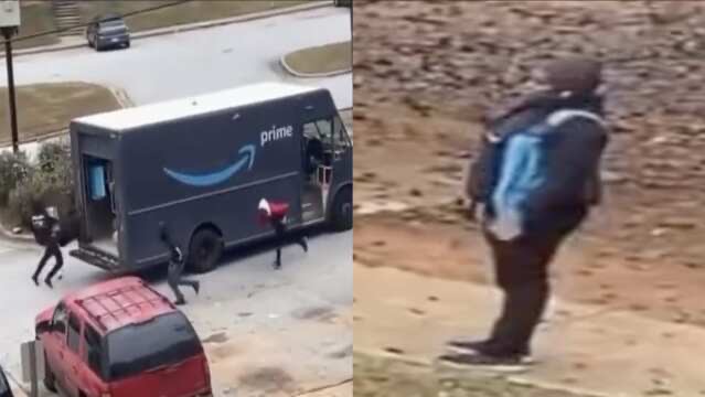 Amazon Driver Gets Robbed For All The Packages In Her Truck While Making Deliveries